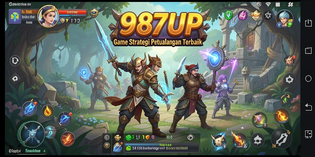 Gameplay seru dan strategi dalam 987UP terlihat jelas.