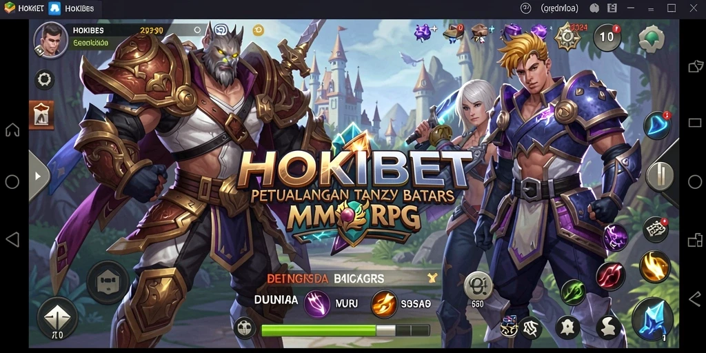 Tampilan gameplay menarik di HOKIBET, penuh aksi dan petualangan.