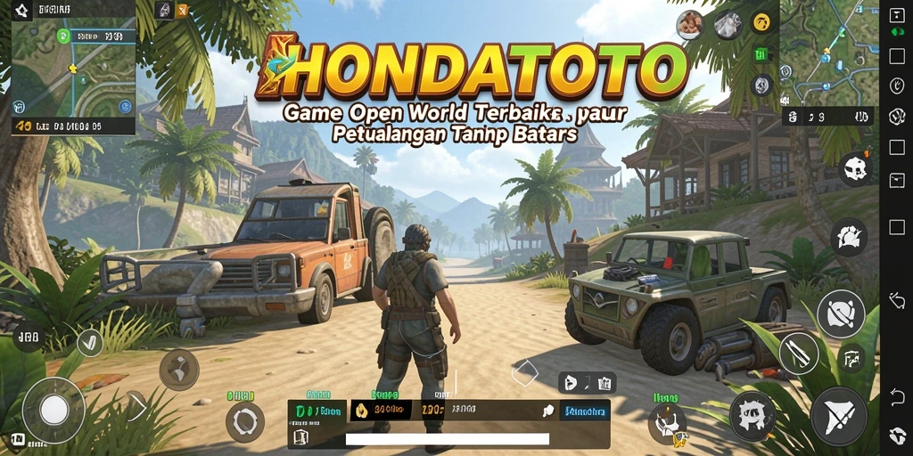 Gameplay Open World yang menakjubkan di HONDATOTO.