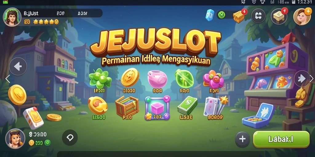 Tampilan gameplay JEJUSLOT yang menarik dan dinamis.