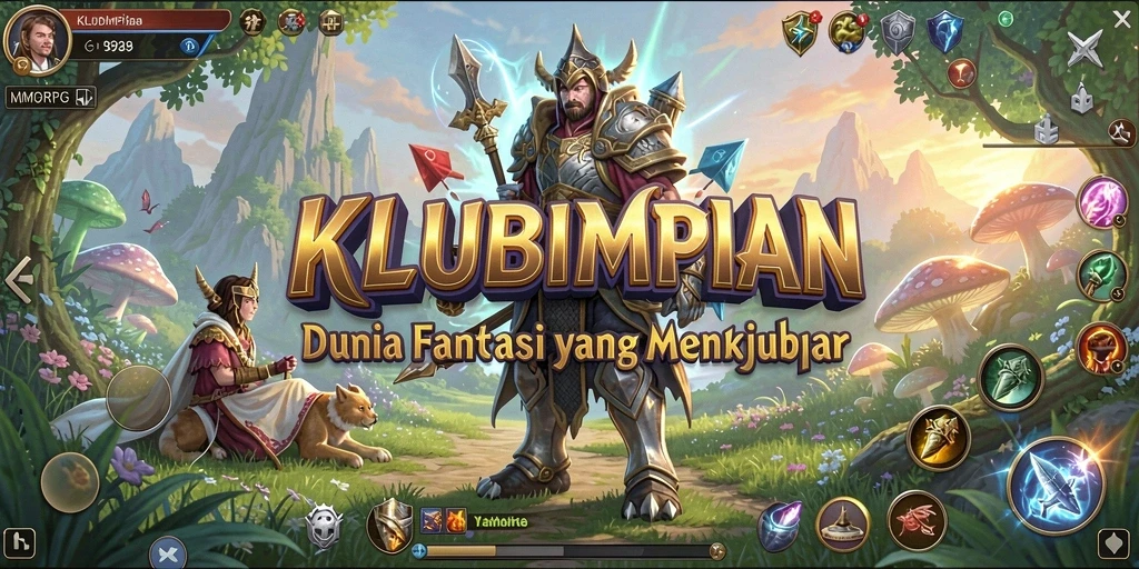 Tampilan gameplay menarik dari KLUBIMPIAN MMORPG.