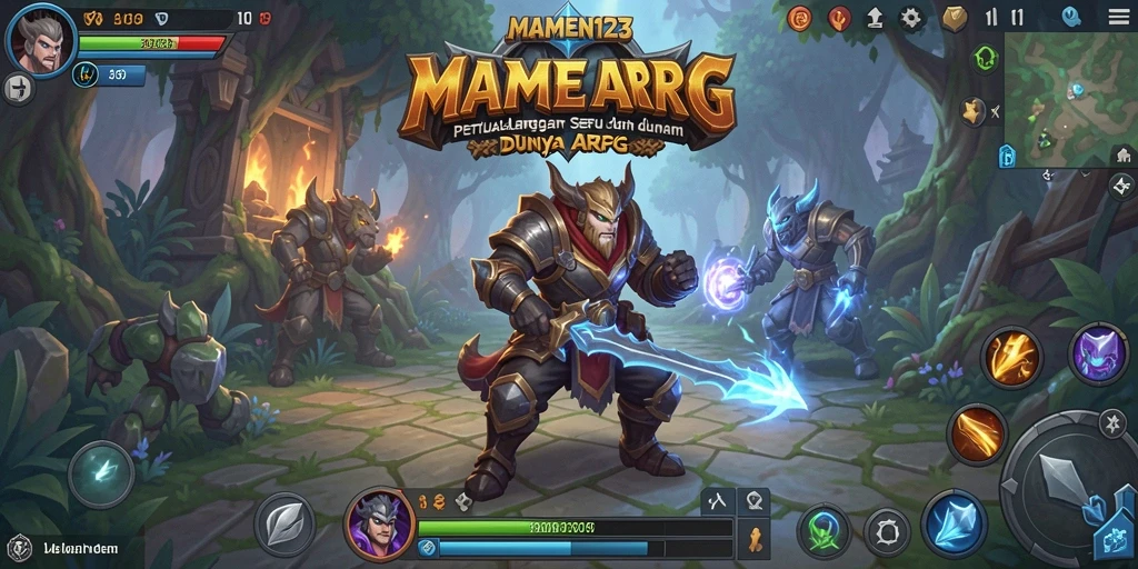 Tampilan mendebarkan dari gameplay ARPG MAMEN123 dengan aksi penuh petualangan.