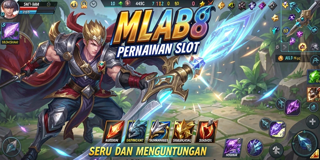 Tampilan menarik dari gameplay Slot di MLBB8.