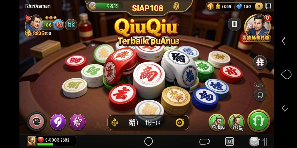 Tampilan gameplay menarik dari SIAP108 dalam permainan QiuQiu.